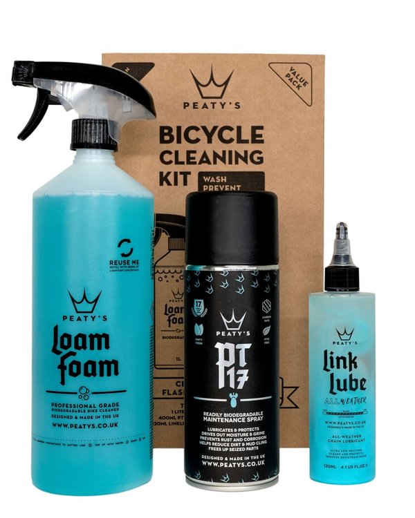 Peaty's Bicycle Cleaning Kit - Wash Prevent Lubricate